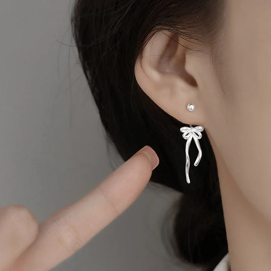 Petite Bow F&B Earrings