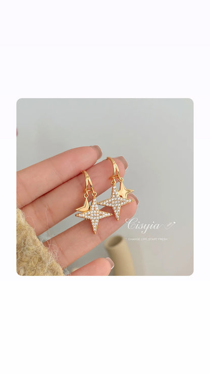 Constellation Star Dangler Earrings