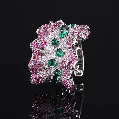 Luxurious Ripple Stone Ring