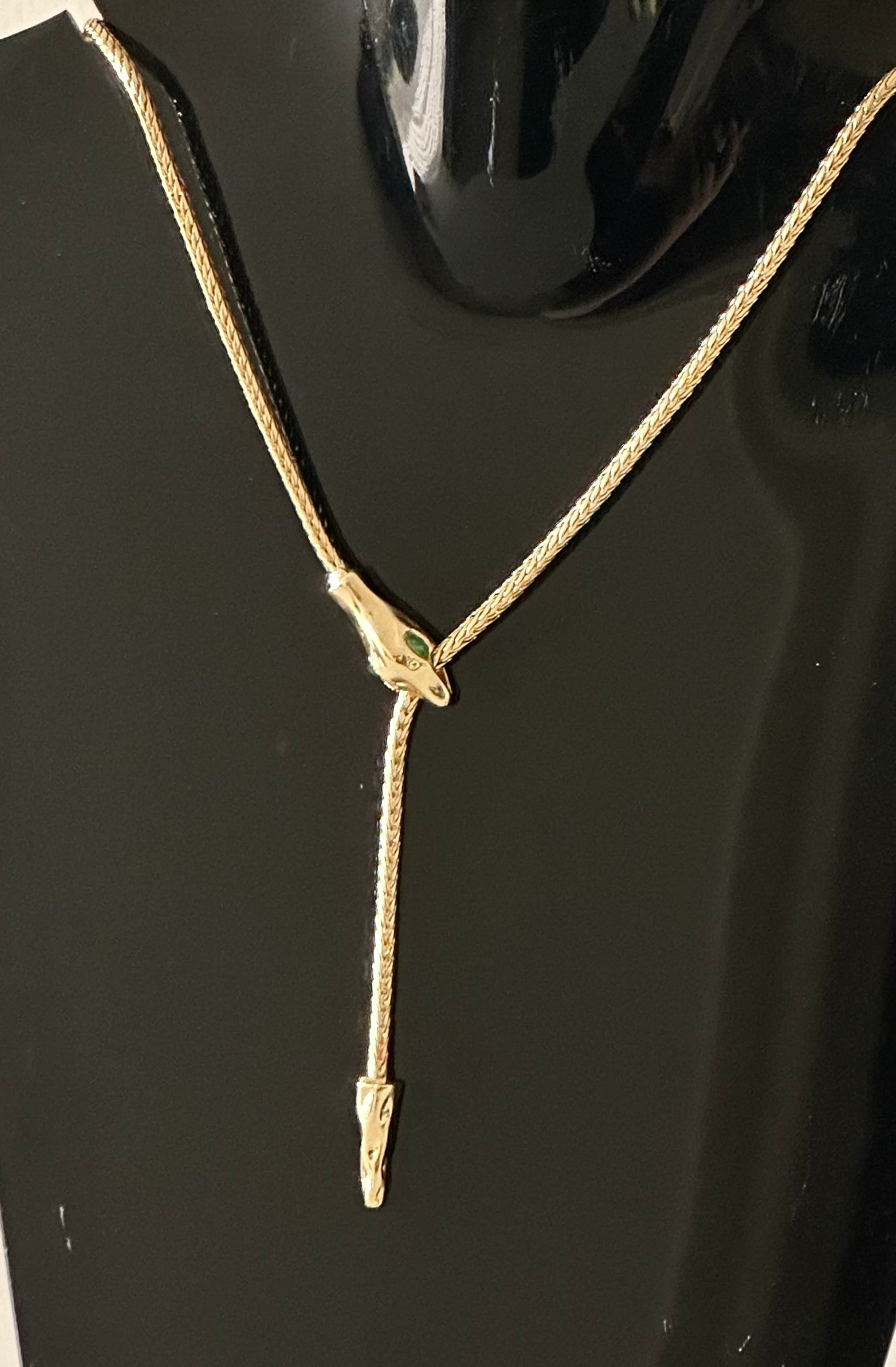 Sliding SS Snake Necklace