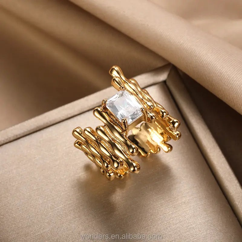 Classic Melting Ring - Gold