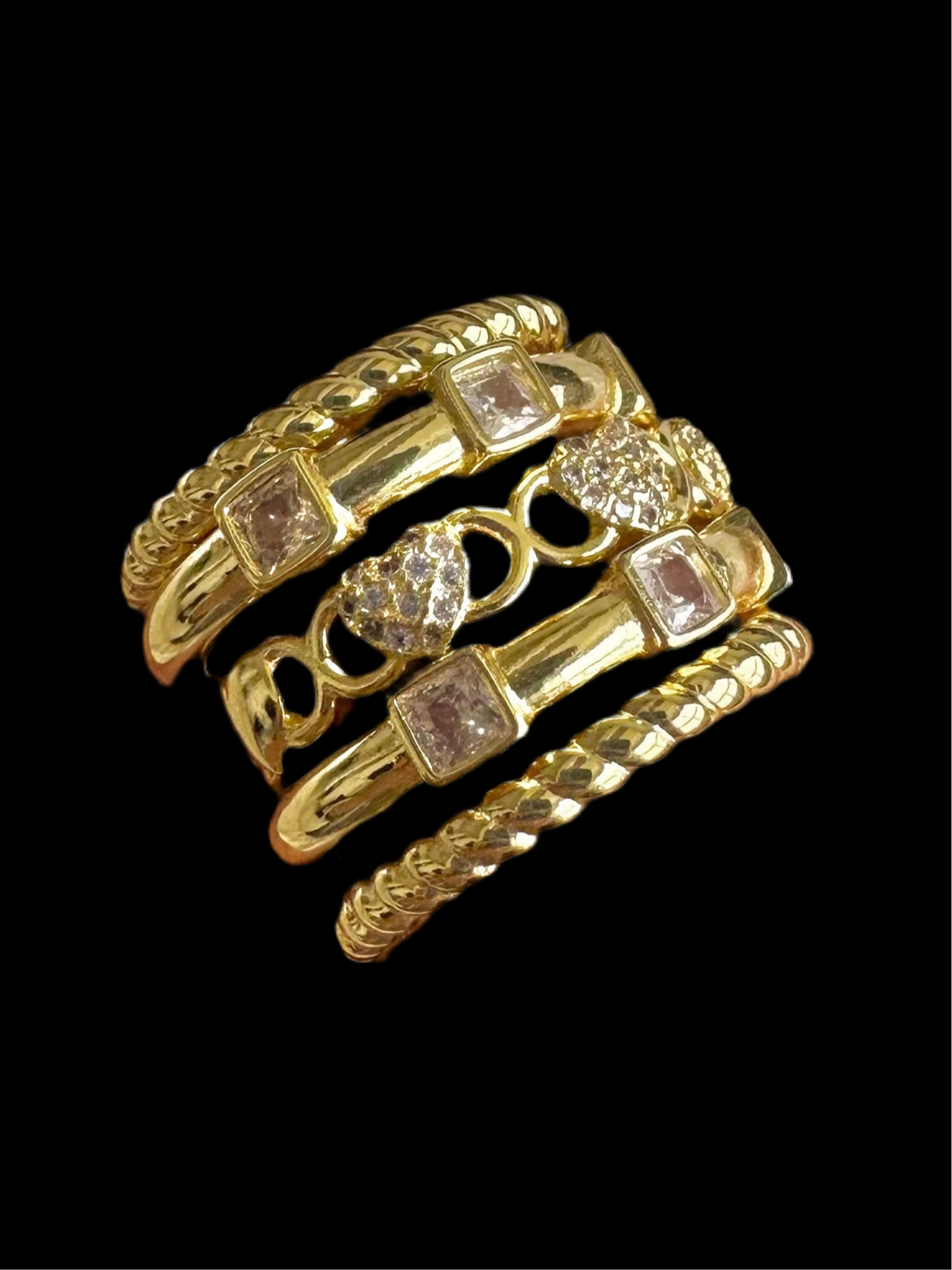 5 Stack Detachable Ring-3 Styles