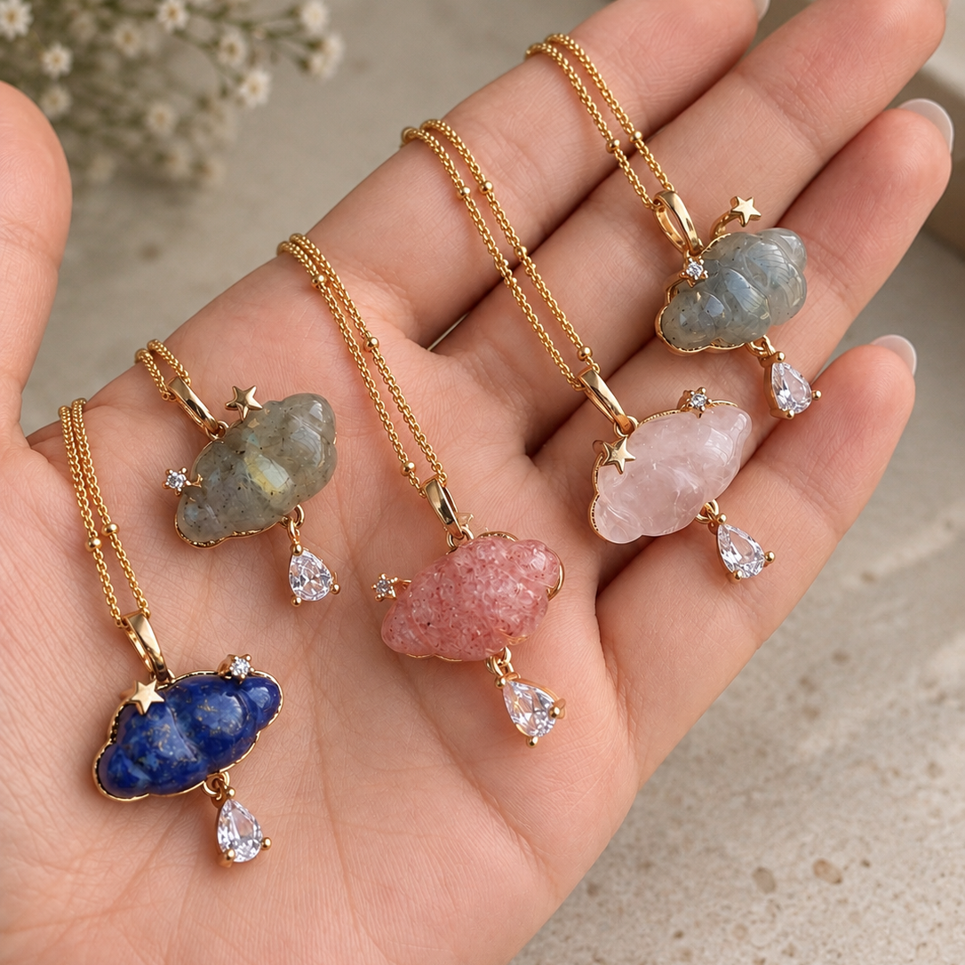 Blush Cloud Necklace-5 Colors
