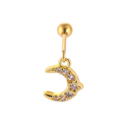 Helix Flat Back Earring-Gold & Silver Options (Single pc)