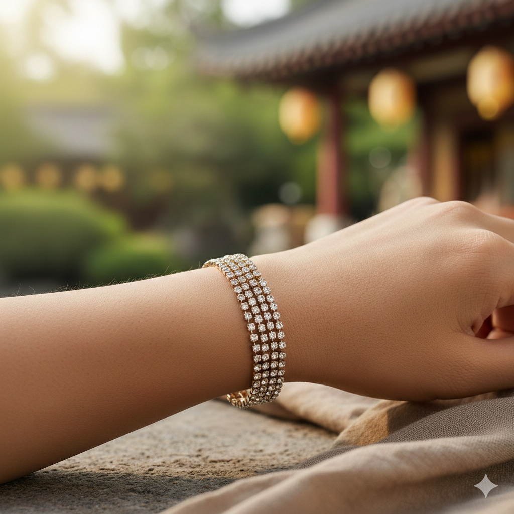 Fancy Tennis Luxe Bracelets-6 Options
