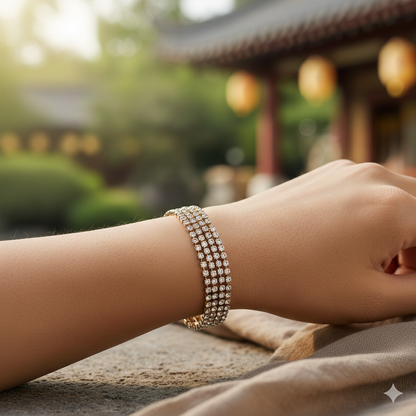 Fancy Tennis Luxe Bracelets-6 Options