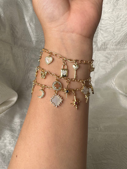 Diamond Charm Bracelet-Customised