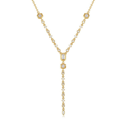 Royal Stone Necklaces Set & Single Options-Gold
