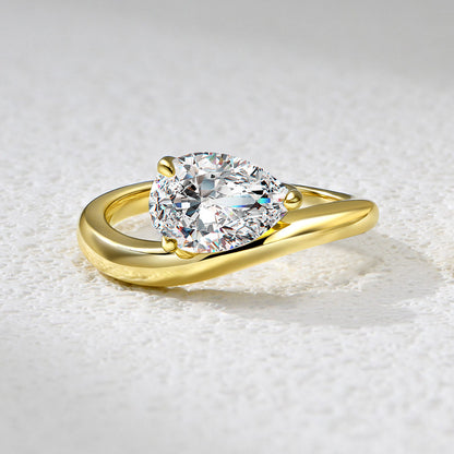 Classic Wave Stacked Diamond Bands-3 Variants