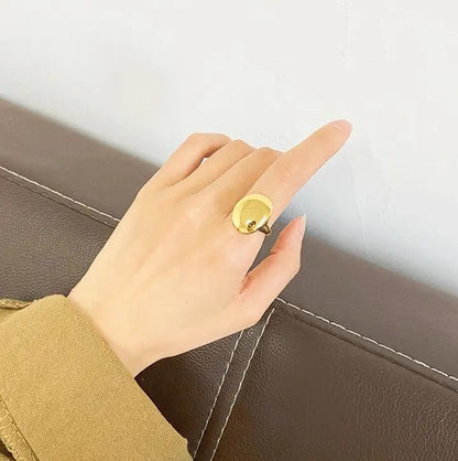Oval Chunky SS Ring