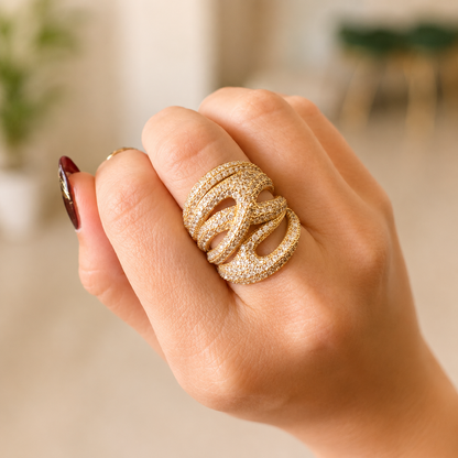 Gold Embrace Ring