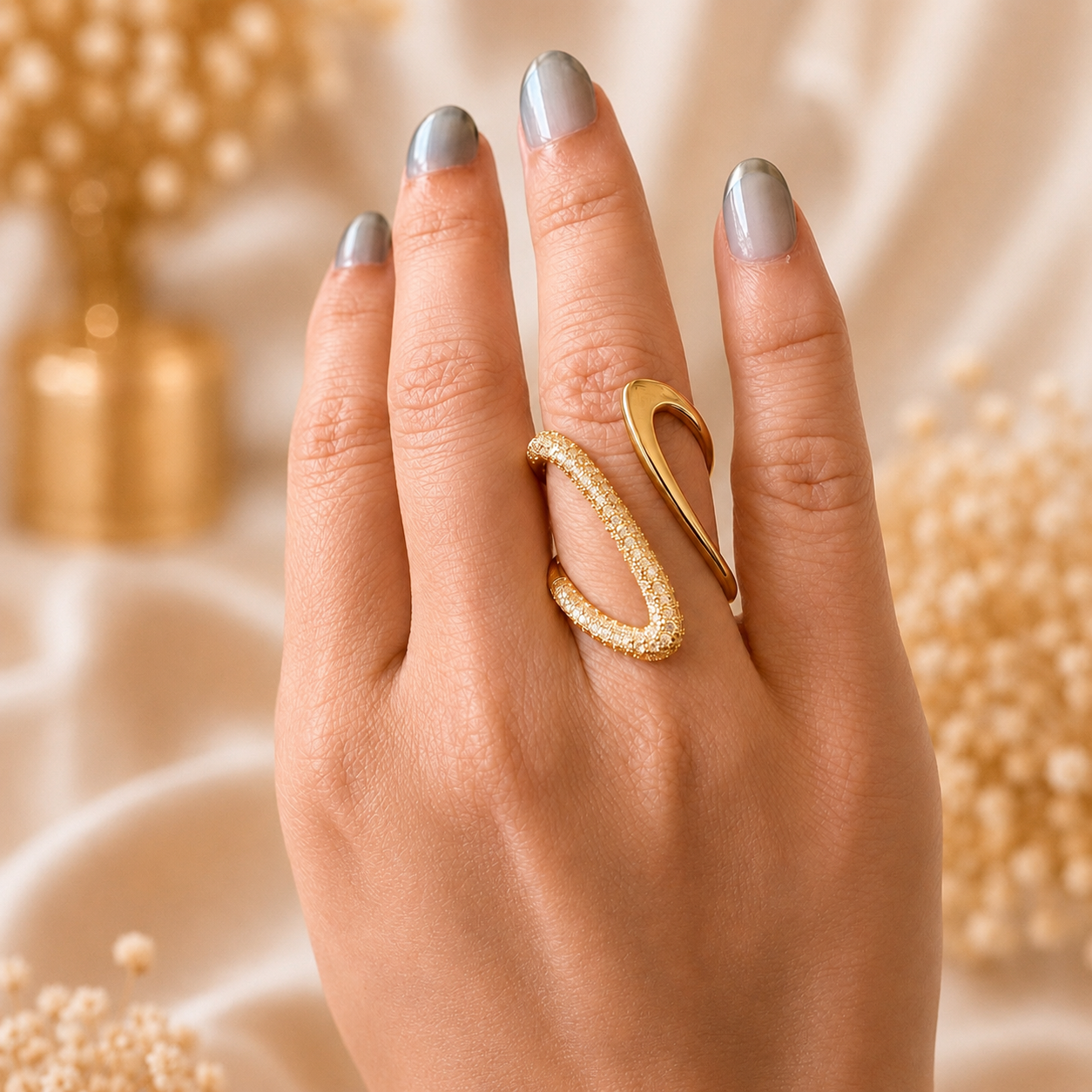 Mercury Ring-Silver & Gold