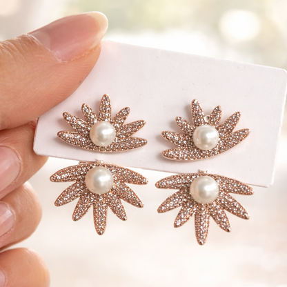 Nova Pearl Drops-F&B Earrings