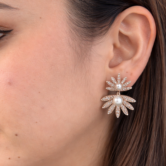 Nova Pearl Drops-F&B Earrings