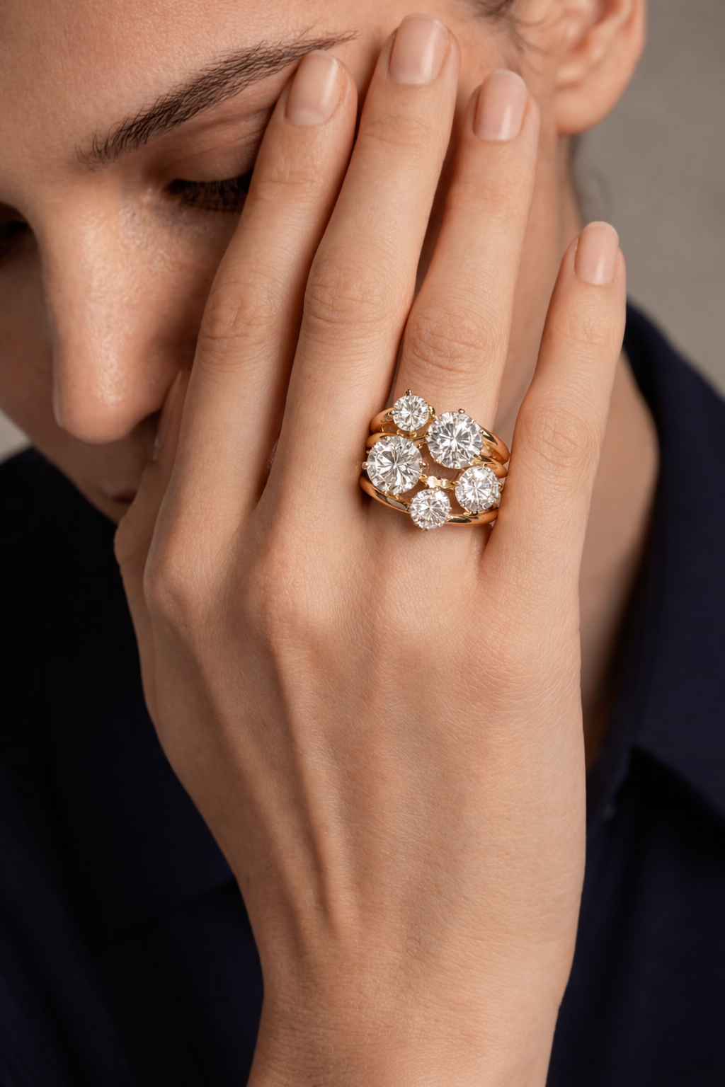 Heirloom Bloom Solitaire Ring-Gold