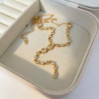 Royal Stone Necklaces Set & Single Options-Gold
