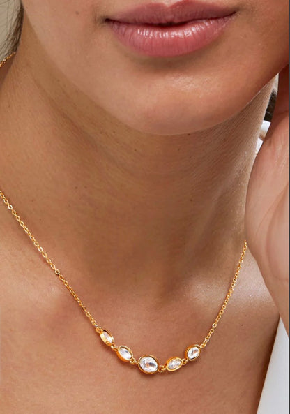 Polki minimal necklace