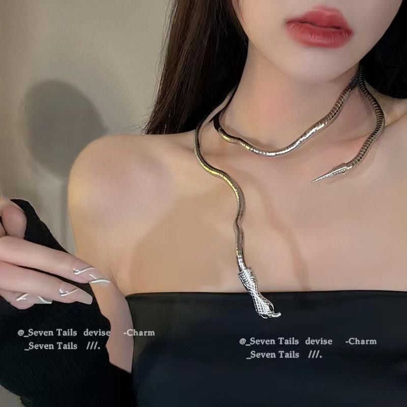 Serpantine Silver Necklace/ Bracelet