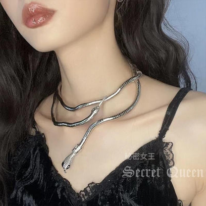 Serpantine Silver Necklace/ Bracelet