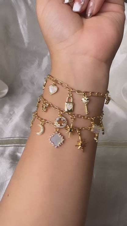 Diamond Charm Bracelet-Customised