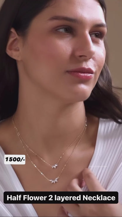 2 Layer Diamond Necklace