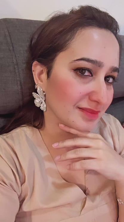 Ultimate Diamond Orchid Earrings