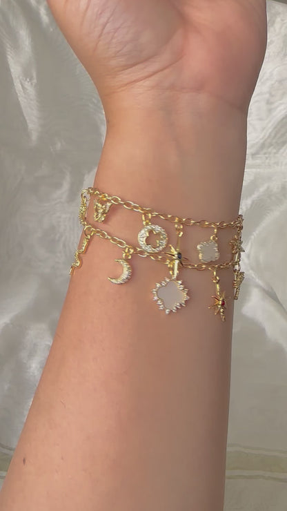 Diamond Charm Bracelet-Customised