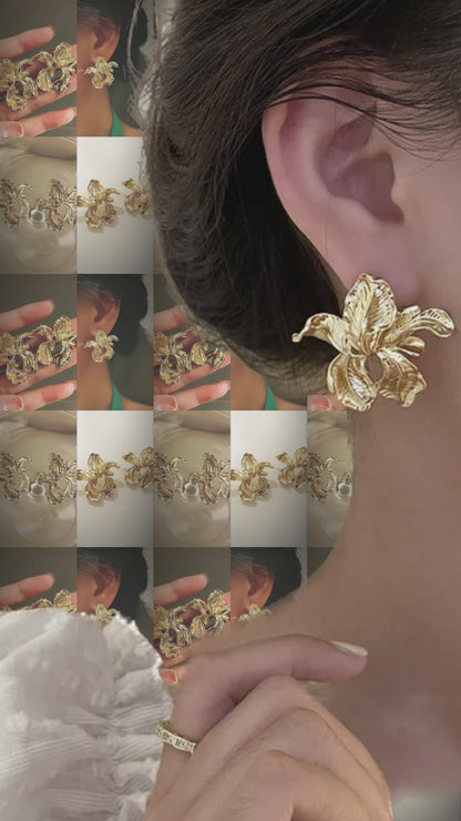Wild Orchid Earrings