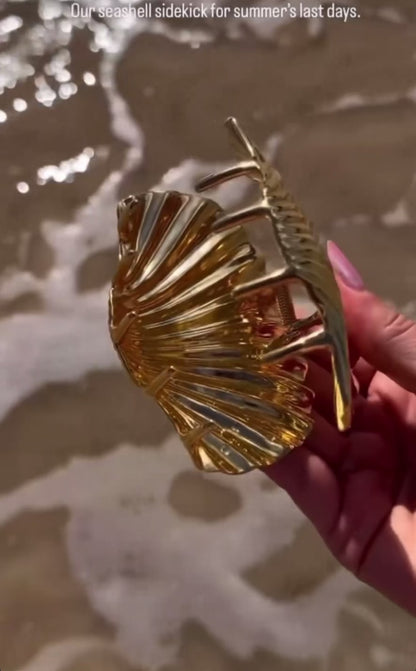 Sea Shell XL Hair Claw Clip