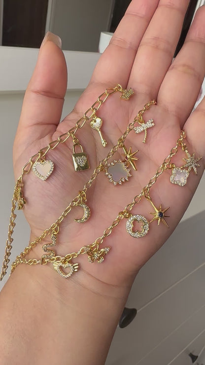 Diamond Charm Bracelet-Customised
